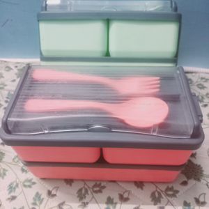 Lunch Boxes Pink And Green