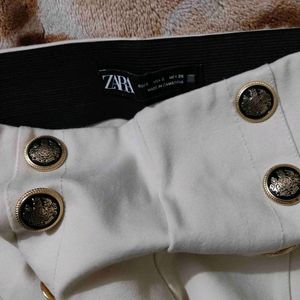 Fancy Cream Trouser For Girls