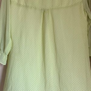 Lime Green Top In Very Good Condition