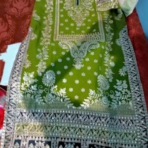 NEW HEAVY FAUX GEORGETTE PAKISTANI SUIT XXL Size