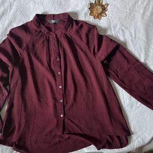 Branded Burgundy Tunic