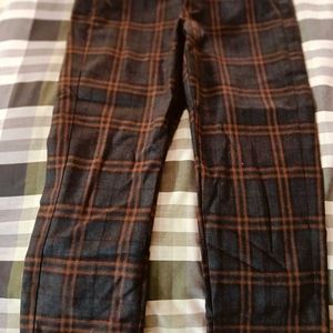 Never Used Check Kids Pant New