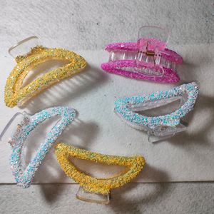 Women Hair Style Cluture (Pack Of 6) Multi Colour