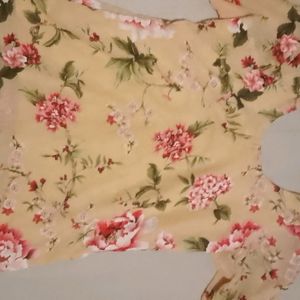 Floral Chiffon Top