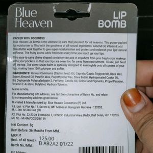 Combo Blue Heaven Lip Bomb & Mascara