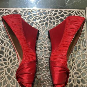 Amazing Party Wear Red Wedges EU39