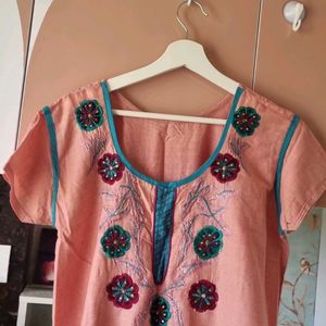 XL Embroidered Kurti for Women