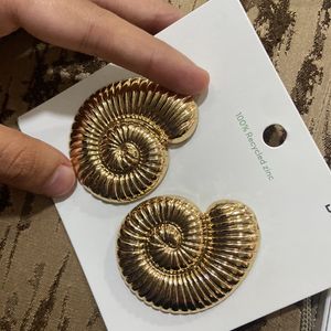 shell earings h&m