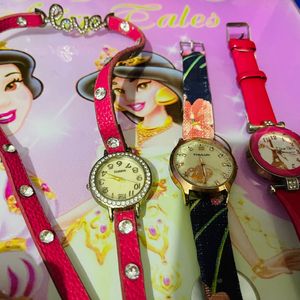 Watches For Women (combo of 3)+ Scrub Free