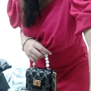 Cute Mini Black Sling Bag For Women