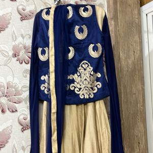 Heavy Embroidered Jacket Gown For Beautiful Girls.