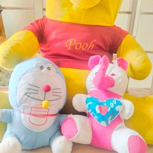 Combo Of 3 Feet Pooh Soft Toys