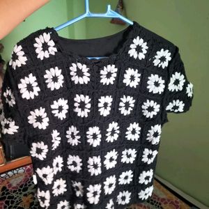 Crochet Sunflower Top