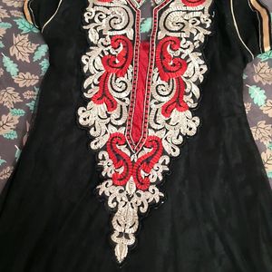 Black Anarkali Top