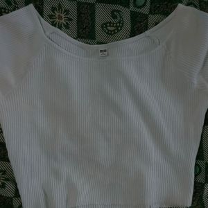 Basic Solid Y2k Cottagecore White Top