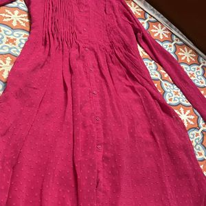 pink beautiful dress or kurta