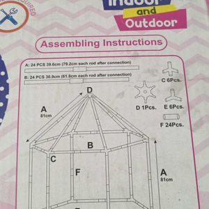 Pink Colour Girls Tent House