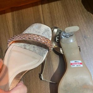 Metro Glass Heel Sandals