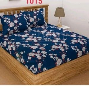 Pure Soft Cotton Bedsheet With Pillow Cover