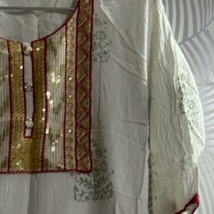 White Kurti