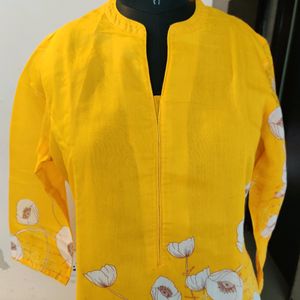 Biba Sunshine Yellow Kurta