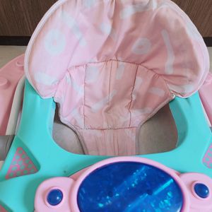 Baby Walker (Light Pink & Sea Green)