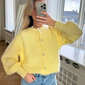 🆕 Pinteresty Pastle Yellow Cardigan