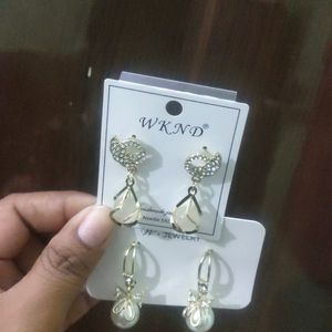 New Korean Gold Plated Earrings