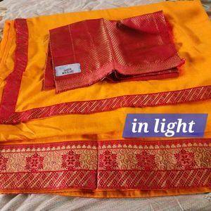 Linen Crepe Saree || Embroidery