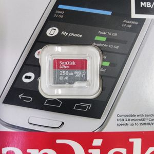 SanDisk Ultra 256 GB Microsd Card