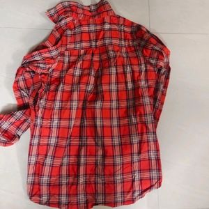 MAX beautiful Ladies Checks Button Up Shirt