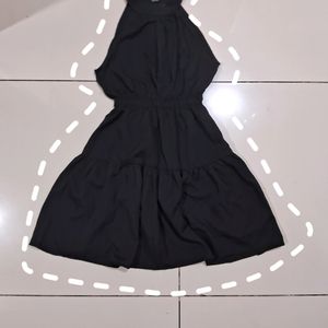 Black Halter Neck Dress