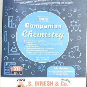 Dinesh Companion Chemistry XII both Volume 1 and 2