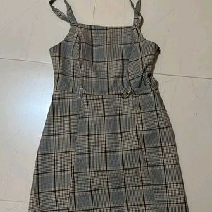 Korean Style Plaided Dress