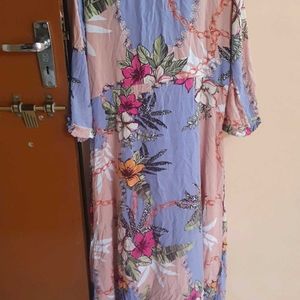 Printed Floral Maxi Dress