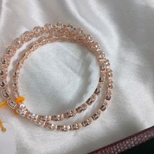 Rose gold Oval Shape Bangles