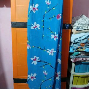 Floral long Dress With Dupatta