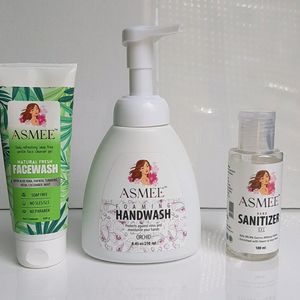 Combo Of Face wash, handwash, Sanitize