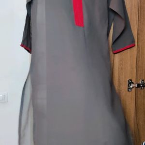 long transparent kurti