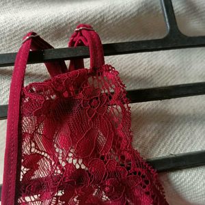 Double Strap Net Bra