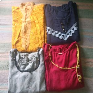 Combo 4 Kurti.