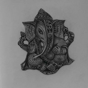 Beautiful Ganpati Bappa Artwork