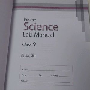 Science Lab Manual class 9