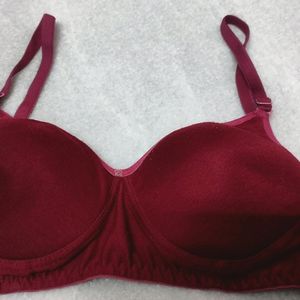 Maroon Padded Bra