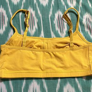 Fig Yellowish Gold Bralette