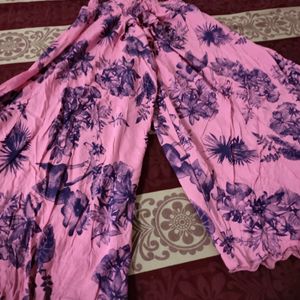 Printed Flared Palazzo