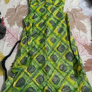 An Ethnic Modern Dress Cum A Line kurta