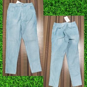 V-46 Size-30 Slim Fit Women Denim Jeans