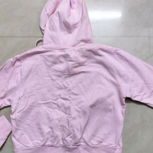 Demon slayer Anime Printed Pink Hoodie