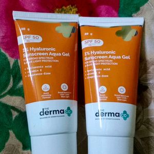 80g -2 Piece Derma Co Aqua Gel Sunscreens